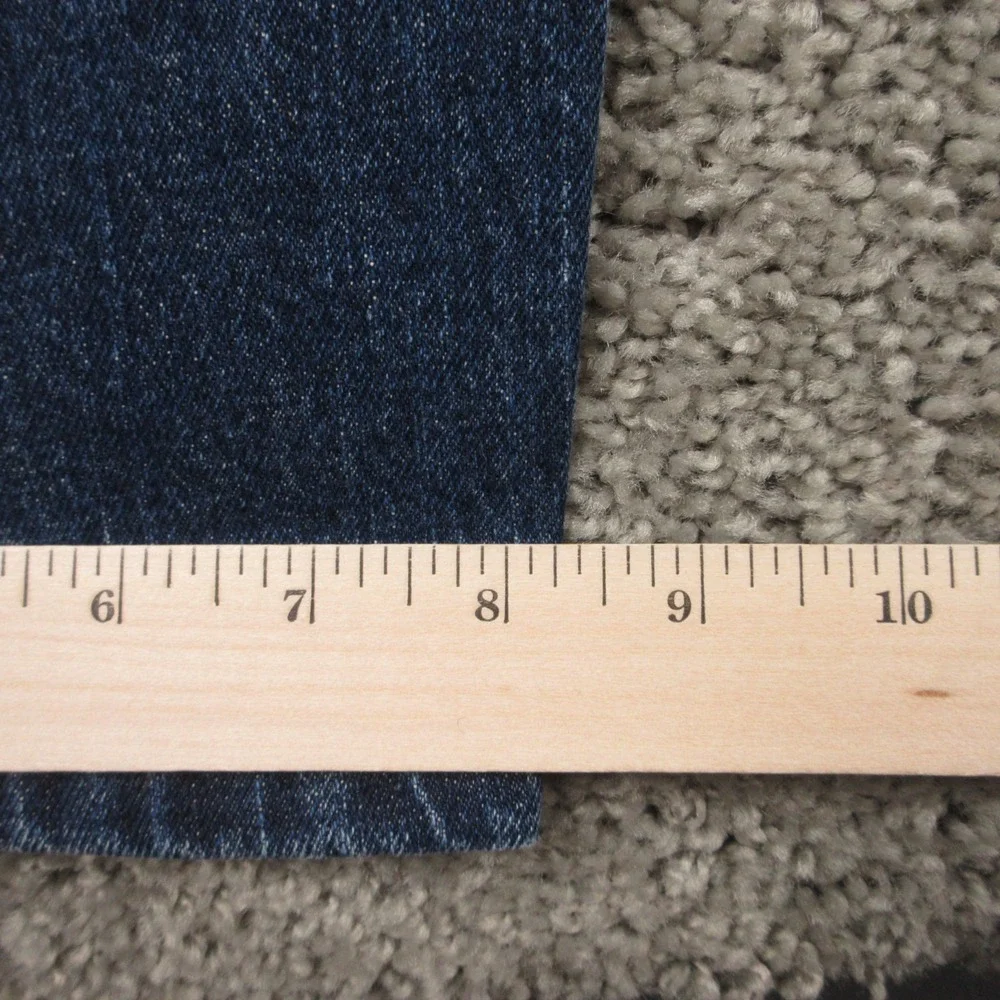 Levis jeans Mens 36x32 Blue 505 Regular Straight Faded Whisker Zip Denim Pants